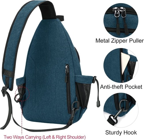 MOSISO Mochila Bandolera Senderismo Mochila Bolso de Hombro para Niña Mujeres Hombres - Imagen 84 de 90