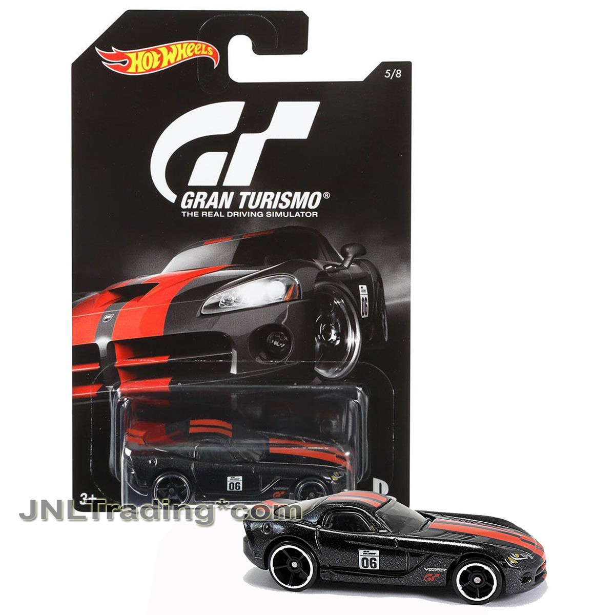 Year 2015 HW PS Gran Turismo 1:64 Die Cast Car 5/8 Black '05 DODGE