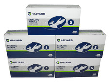 5 Boxes Halyard Sterling Size S Powder Free Nitrile Exam Gloves 50706 1000 Glov