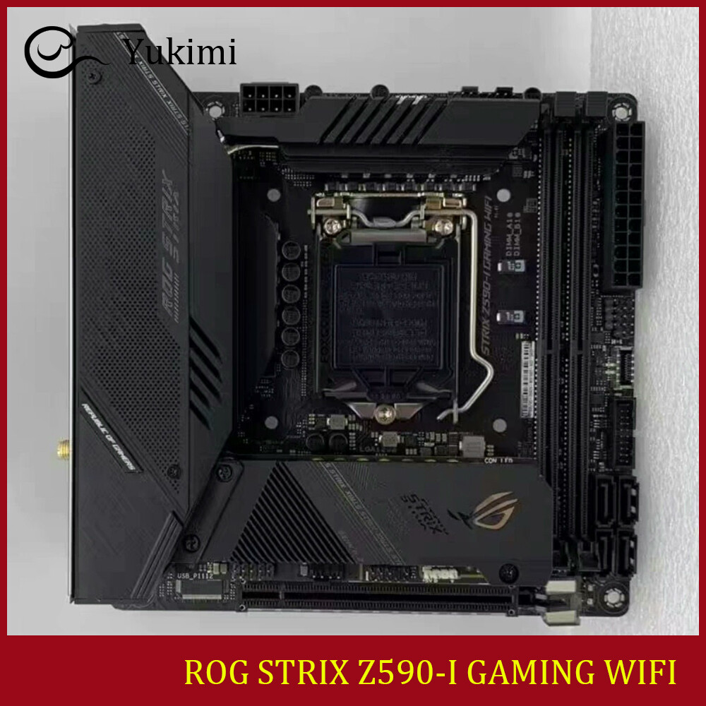 FOR ASUS ROG STRIX Z590-I GAMING WIFI DDR4*2 LGA1200 64GB Mini ITX