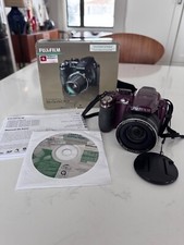 Vtg Fujifilm Finepix S4400 14MP Digital Camera W/28x Zoom Plum Purple Works