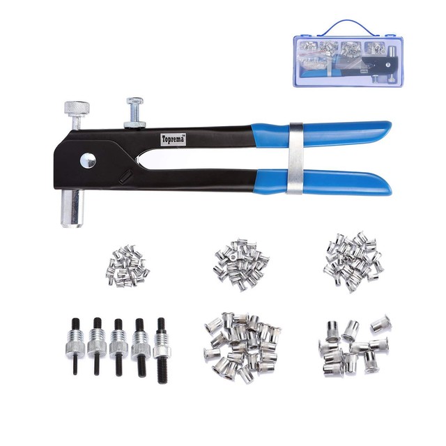 Craftsman Riveter Blind Rivet Nut Gun Kit Riveting Machine Hand Tools ...