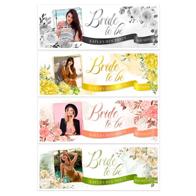 PERSONALISIERTE HENNE DO BANNER NACHT PARTY DEKORATION FOTO HINZUFÜGEN NAME POSTER WAND
