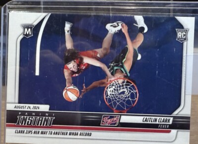 2024 Panini Instant WNBA Caitlin Clark Milestone Rookie #180 Indiana Fever