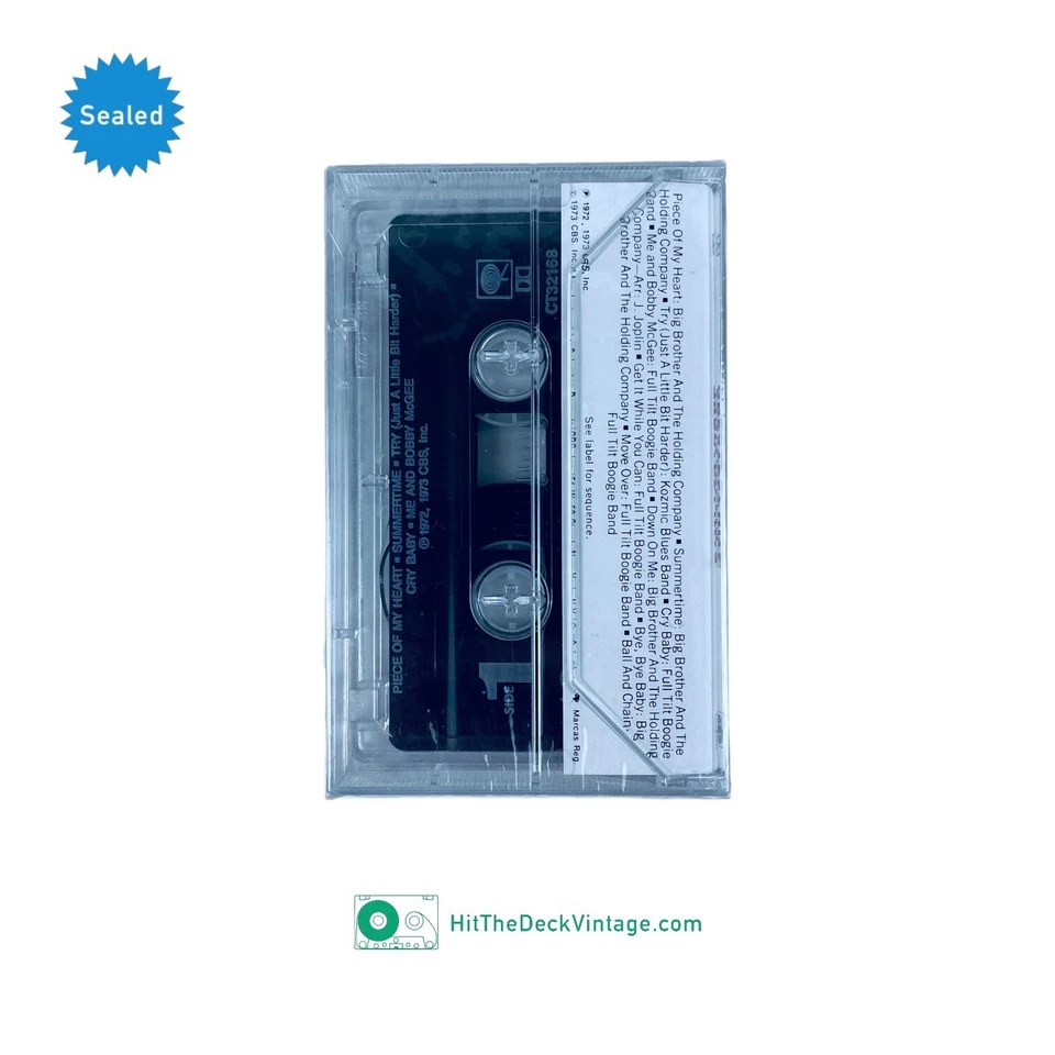 Janis Joplin - Greatest Hits Cassette Tape (1973) Big Brother Holding Co SEALED - Image 2 of 4