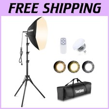 Professional Softbox Lighting Kit with LED Bulbs