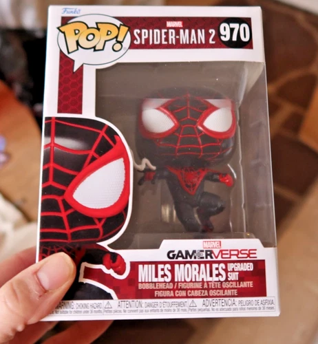 LOOK Funko Pop! Figure Figurine Marvel Spider-Man 2 Miles Morales Upgraded #970