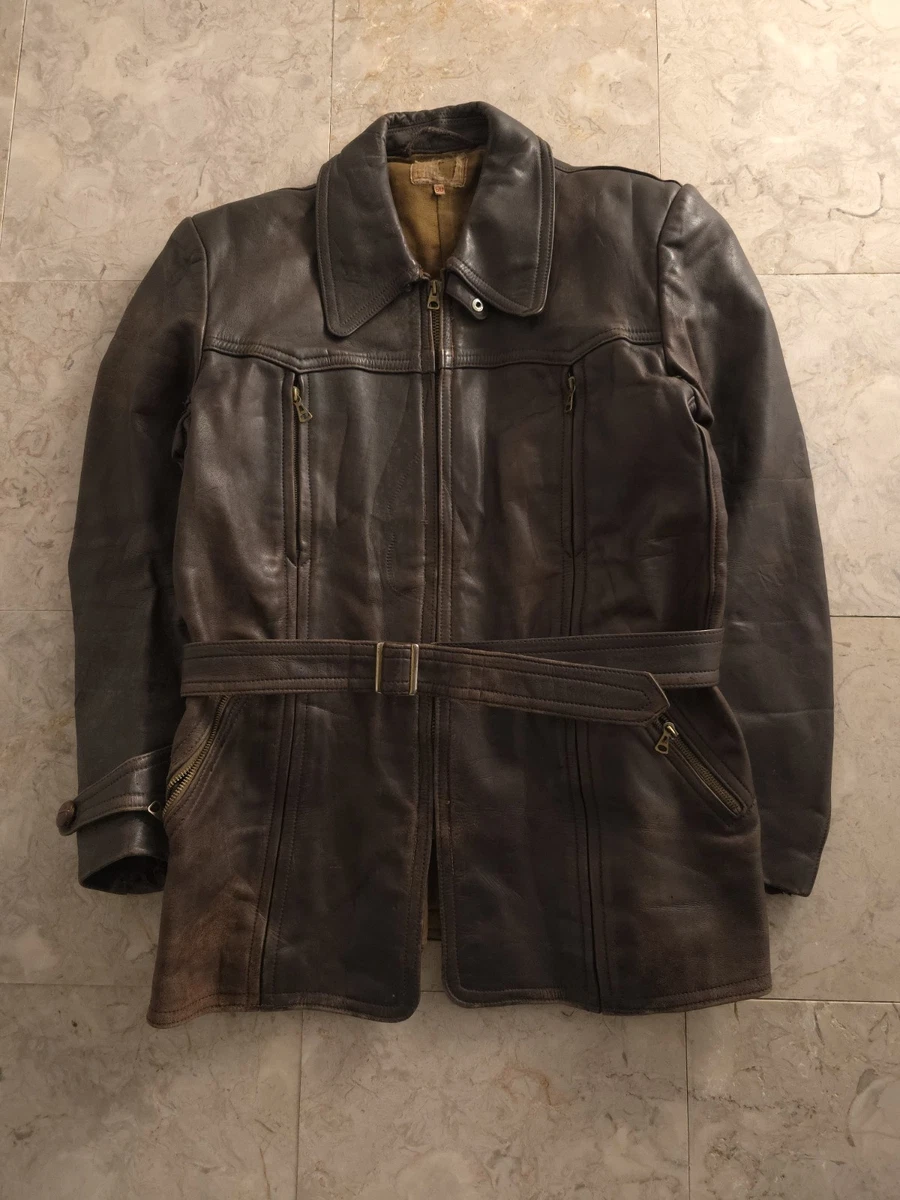 Las mejores ofertas en Chaqueta de cuero de caballo Vintage