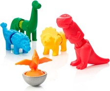 Magnetic Dinosaur Building Set STEM Learning Toy Kids Educational