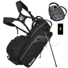 Sturdum 14 Way Golf Stand Bag with Rubber TLock and Phone Charger Pocket