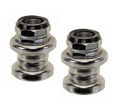 2 x NECO FAHRRAD Steuersatz 1  Zoll Lenkung Kugellager Lenker 26,4mm verchromt
