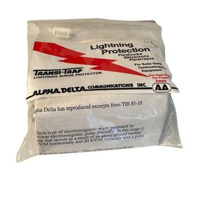 Alpha Delta Transi-Trap Lightning Surge Protector New Made In USA
