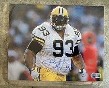 Gilbert Brown Green Bay Packers Signed Autographed 8x10 Photo Beckett Witnessed