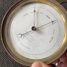 Antique 19th Century USN Barometer Joseph T. Large Williamsburgh NY Navy Ships