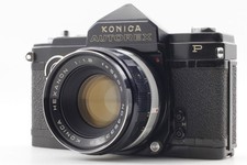Rare Exc 5 Konica Autorex P Black 52mm f/1.8 Lens 35mm Full Half Film Camera