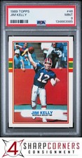 1989 TOPPS #46 JIM KELLY BILLS HOF PSA 9