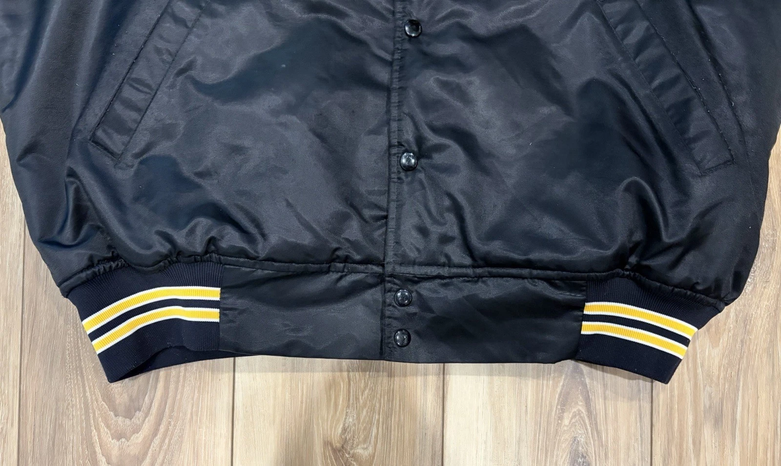 Vtg 90s Teamsters Local 107 Philly Satin Bomber Jacket 2XL Game Sportswear - product detail image 10