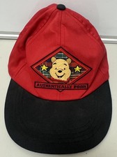 Vintage Disney Winnie the Pooh Spell Out Baseball Cap 90  s Hat One Size Fits All