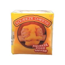 Sunny Days Squeeze Cheese Squishy Stress Toy w/ Giggle Zone - NEW