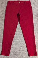 Faded Glory Womens X Large Red Polyester Blend Jeggings 24