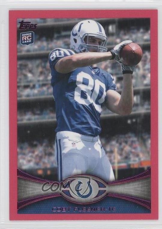 2012 Topps Pink BCA 280/399 Coby Fleener #132 Rookie RC 1g5
