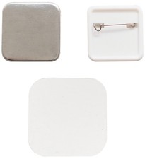 We R Button Press Refill Pack 10/Pkg-Square 31mm - WR661108