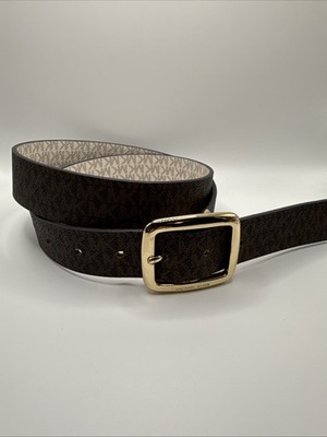 Michael Kors Women\'s Reversible Belt MICHAEL Michael Kors Reversible Logo with Logo Buckle Belt  main image 4