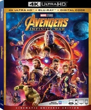 Avengers: Infinity War (4K / Blu-ray + Digital) New