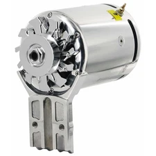 Powermaster Alternator 282011-2; PowerGEN 90 Amp Polished for Ford