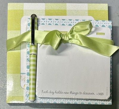 Vintage Hallmark Natures Sketchbook Memo Pad Set Marjolein Bastin Sealed New