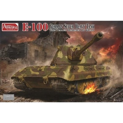 35A015 Amusing Hobby German Superheavy Tank E-100 mit Krupp-Turm 1:35 NEU & OVP