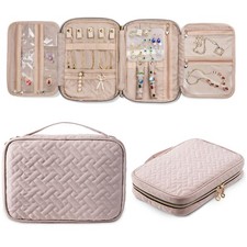 Travel Jewelry Organizer Case, Jewelry Travel Bags for Women, Large Capacity ...