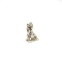 De colección CN Tono Plata Metal Yorkshire Terrier Yorkie Perro 1" Colgante Dije Unisex