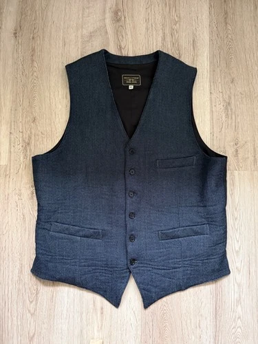 Indigofera Thurston Vest XL Mens Workwear Waistcoat Made in Portugal - product listing photo