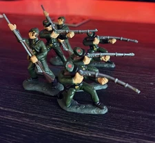 ACW Union Berdans SharpShooters Hand Painted Toy Soldiers 54mm 1/32