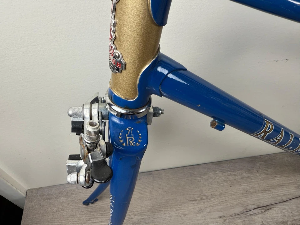 Vintage Raleigh Olympian Twin Tube 50cm Road Bike Frameset 1980s - Image 2 of 4