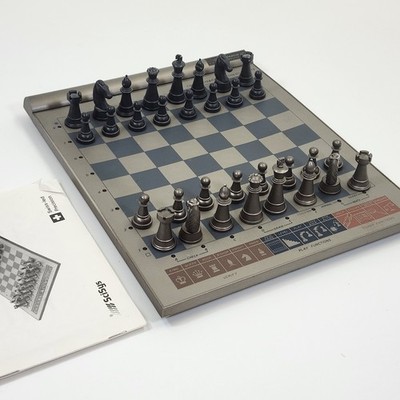 Saitek Kasparov Chess Computer MK12 Electronic Set Trainer Coach Game Tested 80s