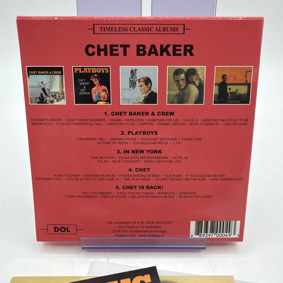 Timeless Classic Albums by Chet Baker 5 CD Set 2018 Foto 2 de 2