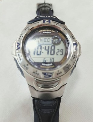 CASIO PRW-100BJ Pro Trek Radio-Controlled Men's Watch 55.6x46.4mm From Japan