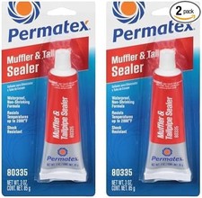 Permatex 80335 Muffler and Tailpipe Sealer, 3 oz., Plastic, 1 Count Pack of 2 