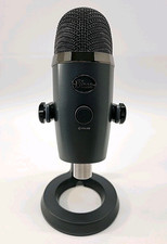 BLUE YETI Podcasting USB Wired Microphone With Adjustable Stand Headphone Jack