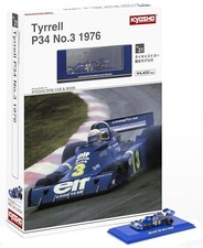 Kyosho 1/64 Tyrrell P34 1976 No.3 MINI CAR BOOK No.21 K07038B1