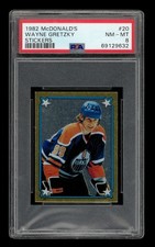1982-83 Mcdonald's Stickers Set-Break # 20 Wayne Gretzky PSA 8 NM-MT