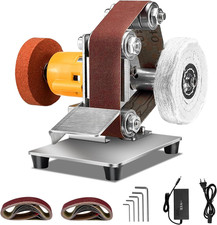 Mini Levigatrice a Nastro, Affilacoltelli Elettrico a 7 Velocità Regolabili, per