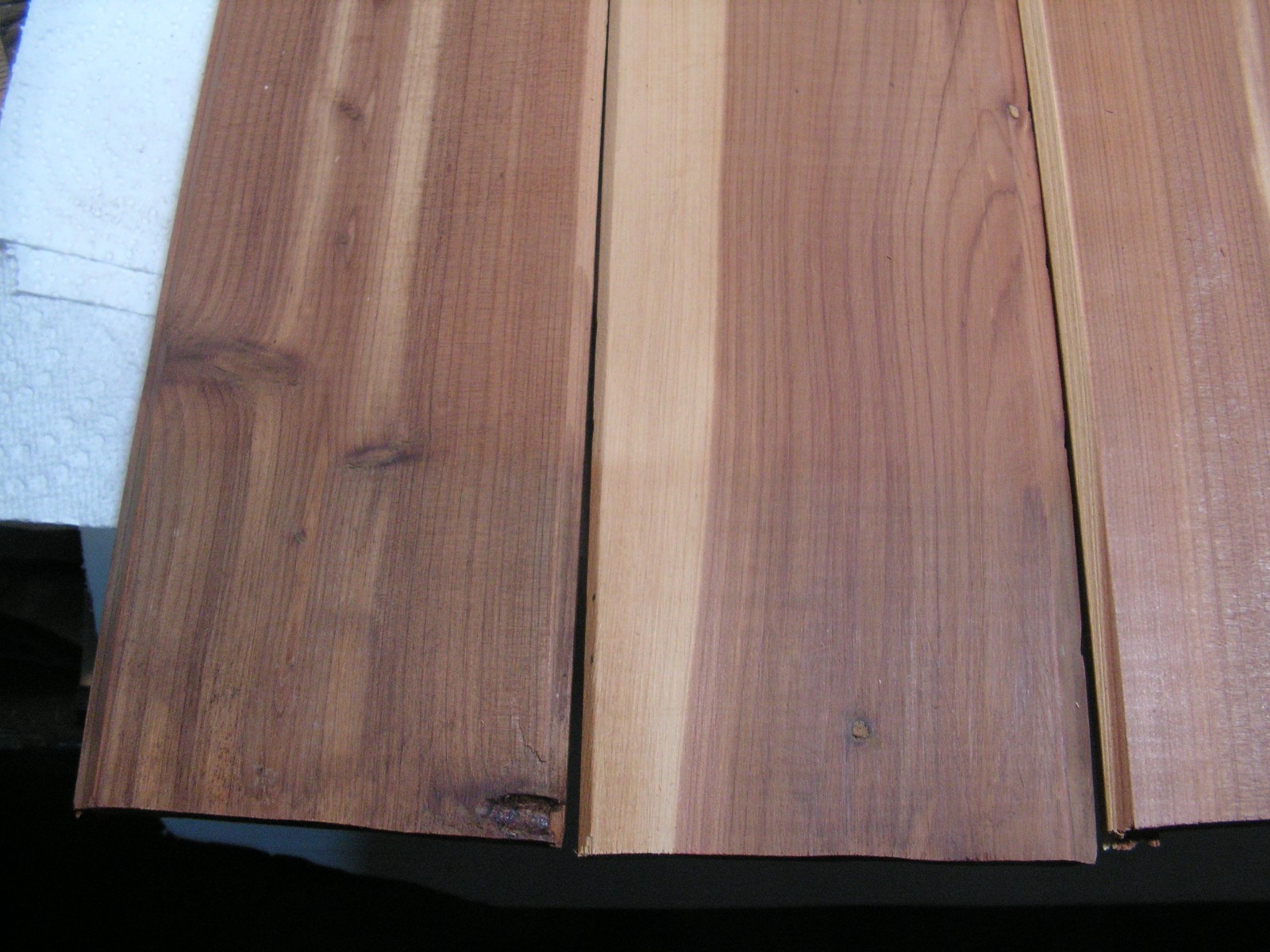 Cedar Closet Liner Planks Group of 24 Tongue And Groove Aromatic 16" x 3 1/2"+