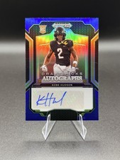 Kobe Hudson 2025 Panini Prizm Draft Picks #DPA-KHN DP Blue #/249 (AU)