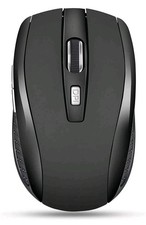 Wireless Optical Mouse Mice 2.4GHz USB Receiver for Laptop PC Tablet Black