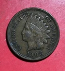 1905 US Indian Head Cent! XF! SHARP! Old US Coin!