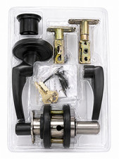 Kwikset Balboa Entry Lever Deadbolt Combo SmartKey Venetian Bronze