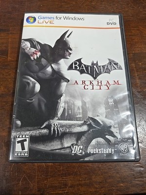 Batman Arkham City Game for Windows PC Dvd Rom 2-Disc Teen 2011 Rare Game